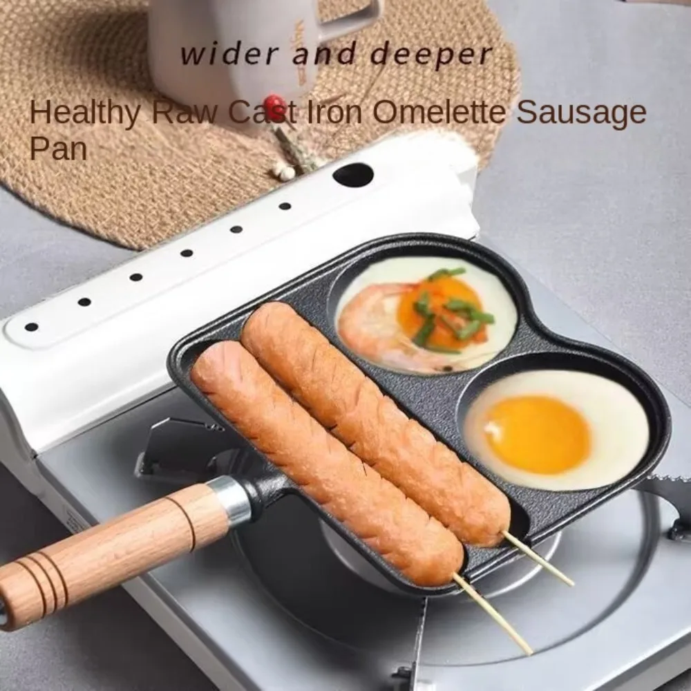 High Quality 4-Hole Egg Pancake Maker Wooden Handle Non Stick Nonstick Steak Frying Pan Cast Iron Egg Burger Mold Kitchen
High Quality 4-Hole Egg Pancake Maker Wooden Handle Non Stick Nonstick Steak Frying Pan Cast Iron Egg Burger Mold Kitchen
