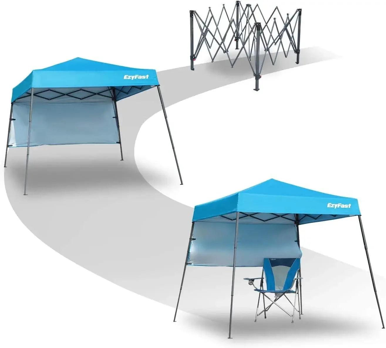 Ultra Compact Backpack Canopy7.5 x 7.5 ft Base / 6 x 6 ft top for Hiking, Pop Up Shelter, Portable Sports Cabana
Ultra Compact Backpack Canopy7.5 x 7.5 ft Base / 6 x 6 ft top for Hiking, Pop Up Shelter, Portable Sports Cabana