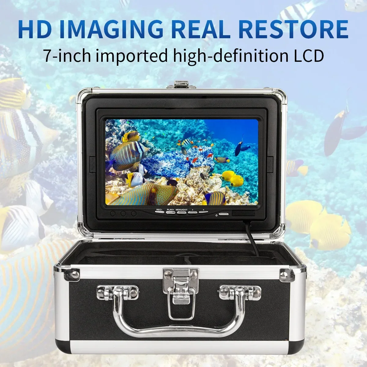 WF13plus Fish Finder Fishing Camera Waterproof Underwater 12pcs IR Infrared LED 12pcs White LED for Ice,Lake and Boat Fishing
WF13plus Fish Finder Fishing Camera Waterproof Underwater 12pcs IR Infrared LED 12pcs White LED for Ice,Lake and Boat Fishing