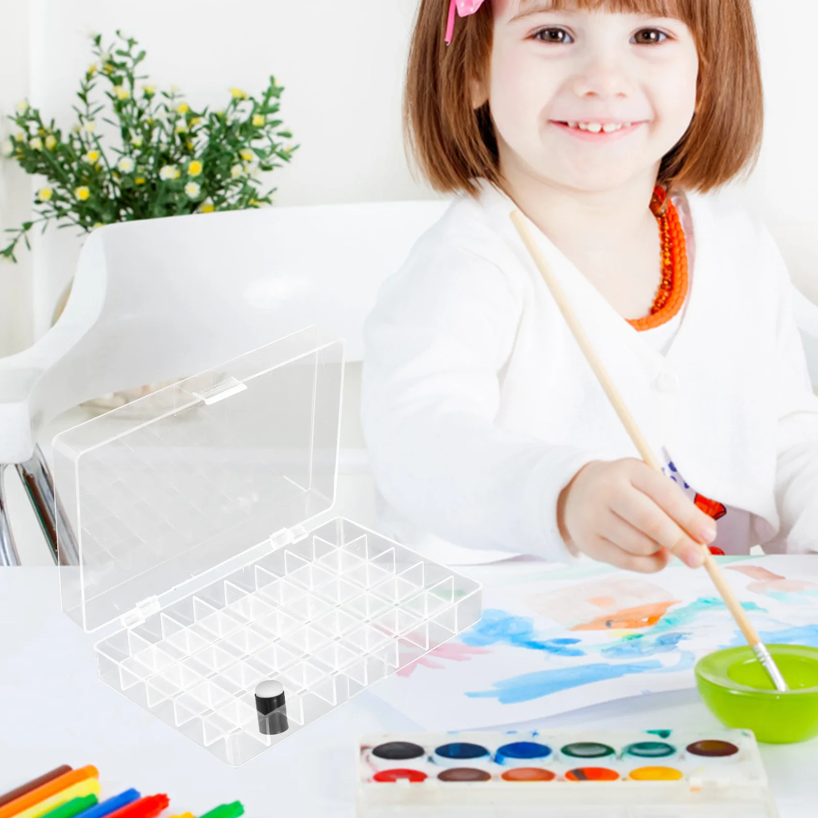 40 Grids Transparent Organizer Box Acrylic Clear Storage Container Multi-Purpose for Finger Sponge Craft Supplies Jewelry Small
40 Grids Transparent Organizer Box Acrylic Clear Storage Container Multi-Purpose for Finger Sponge Craft Supplies Jewelry Small