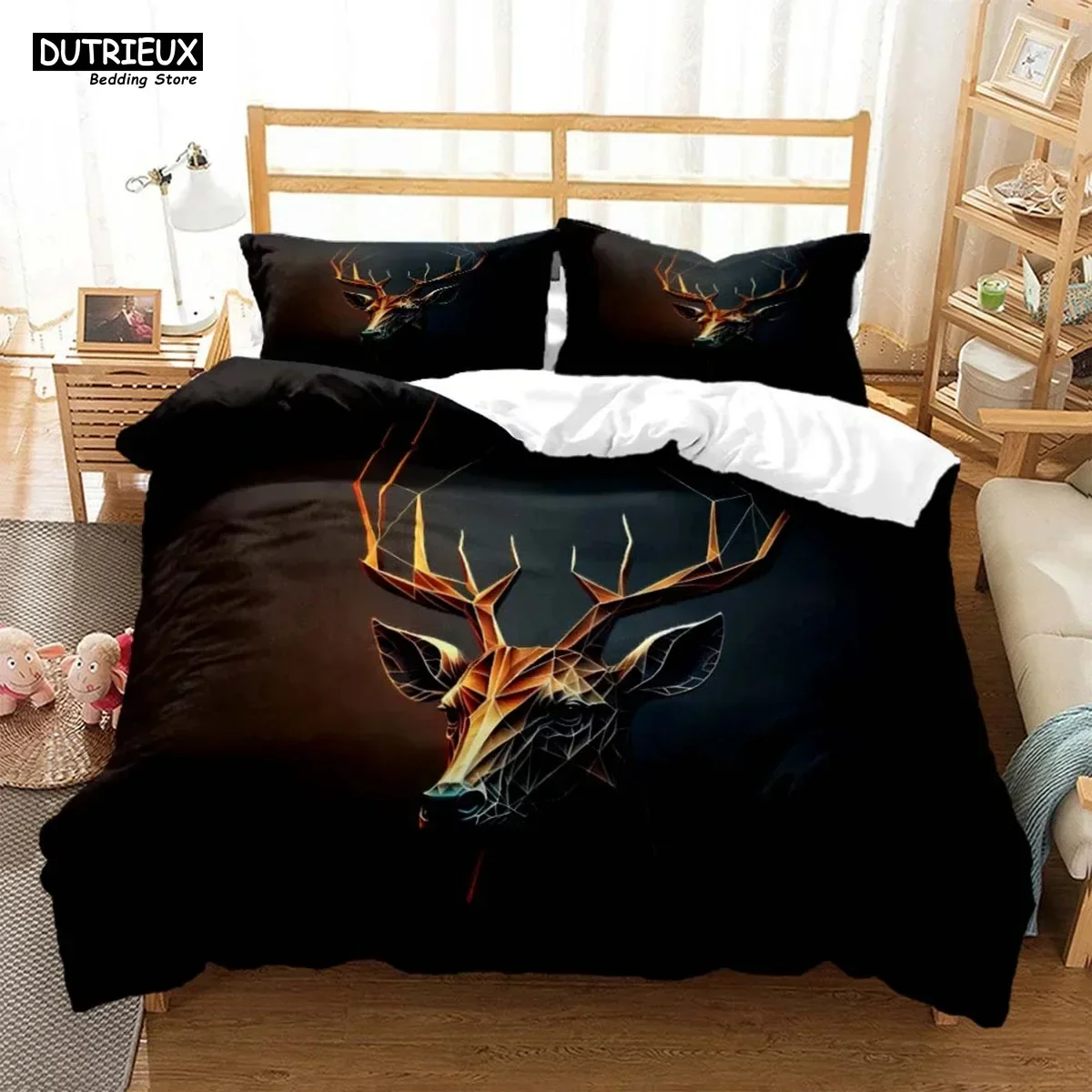 Elk,God Of Luck,Personalized Bedding ,Customizable Soft And comfortable, Comforter Bedding Sets Bedding Set Luxury Quilt Cover
Elk,God Of Luck,Personalized Bedding ,Customizable Soft And comfortable, Comforter Bedding Sets Bedding Set Luxury Quilt Cover