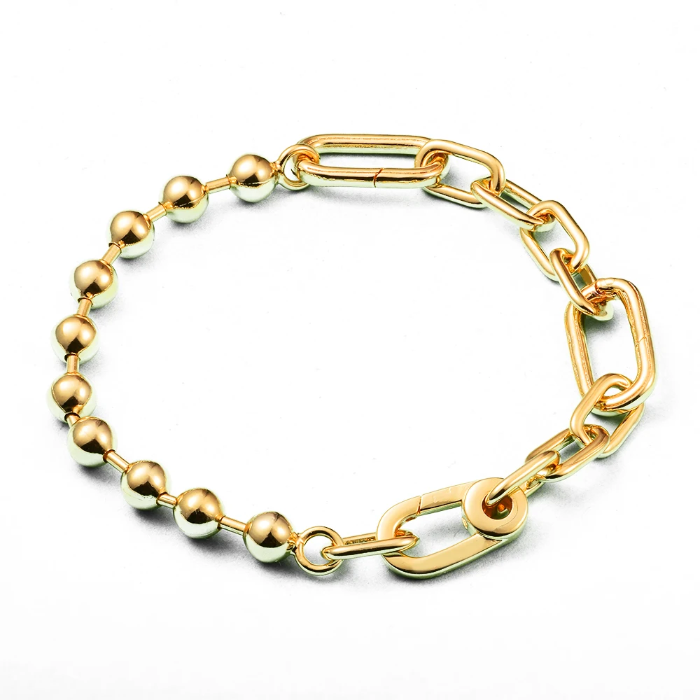 2024 Gold ME Metal Bead & Link Chain Bracele For Woman Free Shipping Jewelry Sets 925 Silver Original Accessories Men Bracelet
2024 Gold ME Metal Bead & Link Chain Bracele For Woman Free Shipping Jewelry Sets 925 Silver Original Accessories Men Bracelet