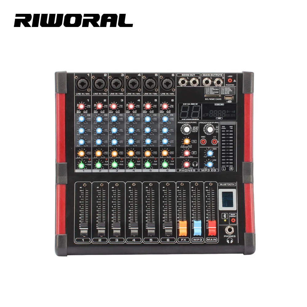 BT-600 Factory Best Selling 6 Channel Dj Professional Audio Digital Mixer Mixing Console
BT-600 Factory Best Selling 6 Channel Dj Professional Audio Digital Mixer Mixing Console