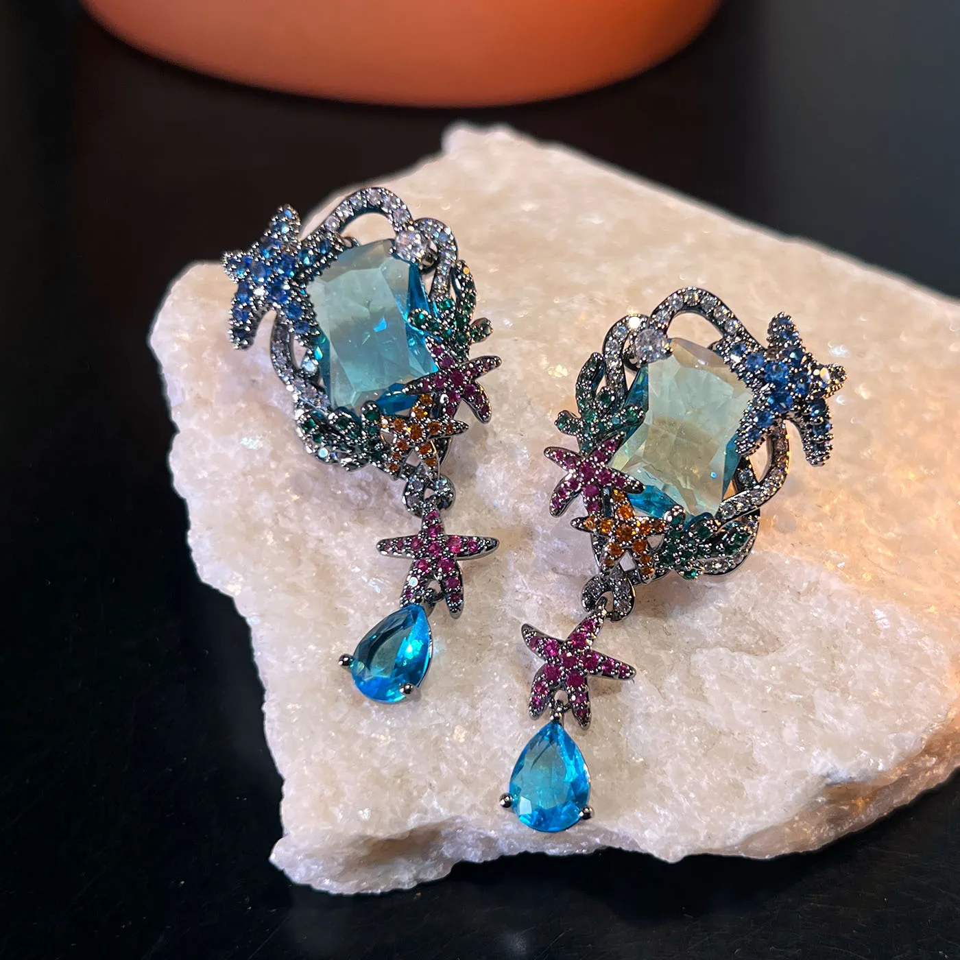 Серьги Deep Sea Secret Blue Sapphire Starry Wave из серебра S925, модные ювелирные изделия
Серьги Deep Sea Secret Blue Sapphire Starry Wave из серебра S925, модные ювелирные изделия