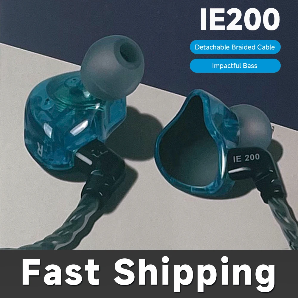 IE200 In-Ear Pro HIFI Monitor Earphones Noise Cancelling Music Bass Ergonomic Design Ideal for Outdoor Sports and Live Feedback
IE200 In-Ear Pro HIFI Monitor Earphones Noise Cancelling Music Bass Ergonomic Design Ideal for Outdoor Sports and Live Feedback