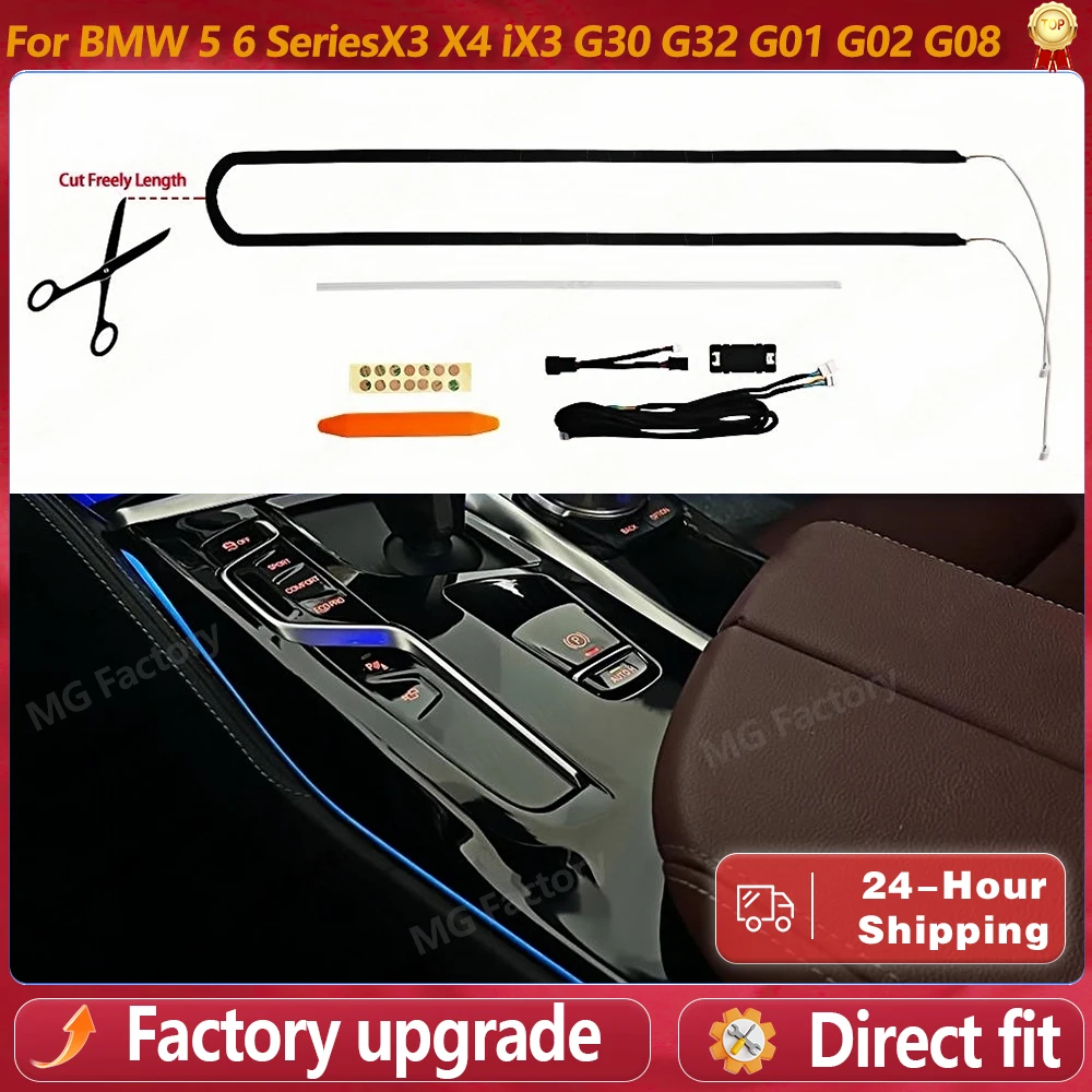 for BMW 5/6 Series X3 X4 iX3 G30 G31 G32 G01 G02 G08 11 Color LED Center Console Ambient Light Mood Lighting Upgrade Precise Fit
for BMW 5/6 Series X3 X4 iX3 G30 G31 G32 G01 G02 G08 11 Color LED Center Console Ambient Light Mood Lighting Upgrade Precise Fit