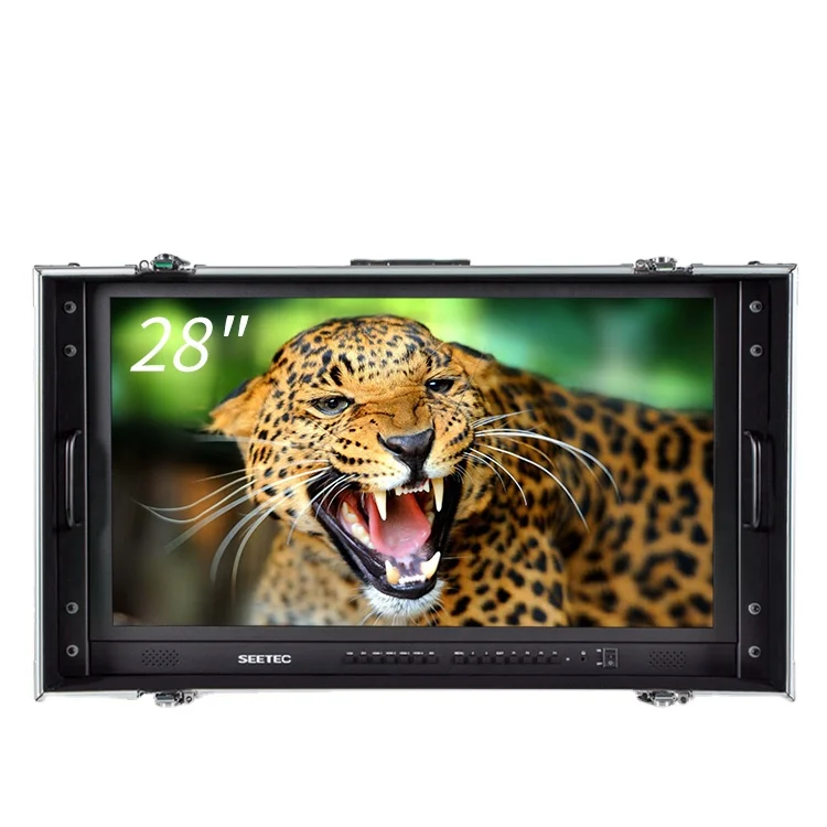 SEETEC 28" 4K Ultra-HD Resolution Carry-on Broadcast Director Monitor For CCTV Monitoring & Making Movies
SEETEC 28" 4K Ultra-HD Resolution Carry-on Broadcast Director Monitor For CCTV Monitoring & Making Movies