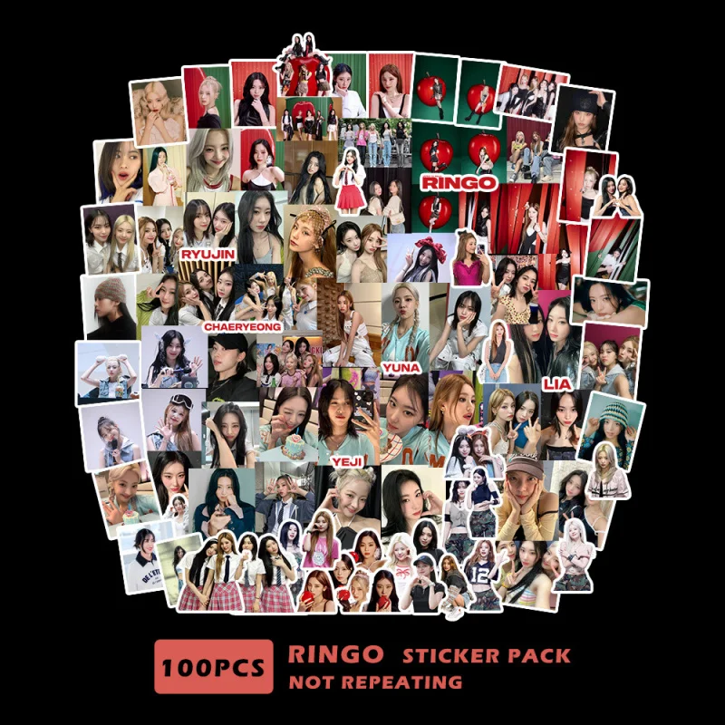 100ZhangITZYNew Japanese modelRINGOGraffiti Stickers Choi Ji-soo's real-life photo sticker diyStickers Cross-Border
100ZhangITZYNew Japanese modelRINGOGraffiti Stickers Choi Ji-soo's real-life photo sticker diyStickers Cross-Border