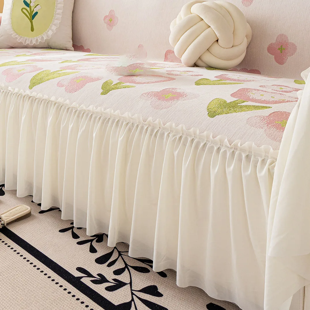 French Romantic Style Chenille Fabric Lace Sofa Cover Living Room Non-Slip Covers For Armchairs Decorative Cushions Fashion Home
French Romantic Style Chenille Fabric Lace Sofa Cover Living Room Non-Slip Covers For Armchairs Decorative Cushions Fashion Home