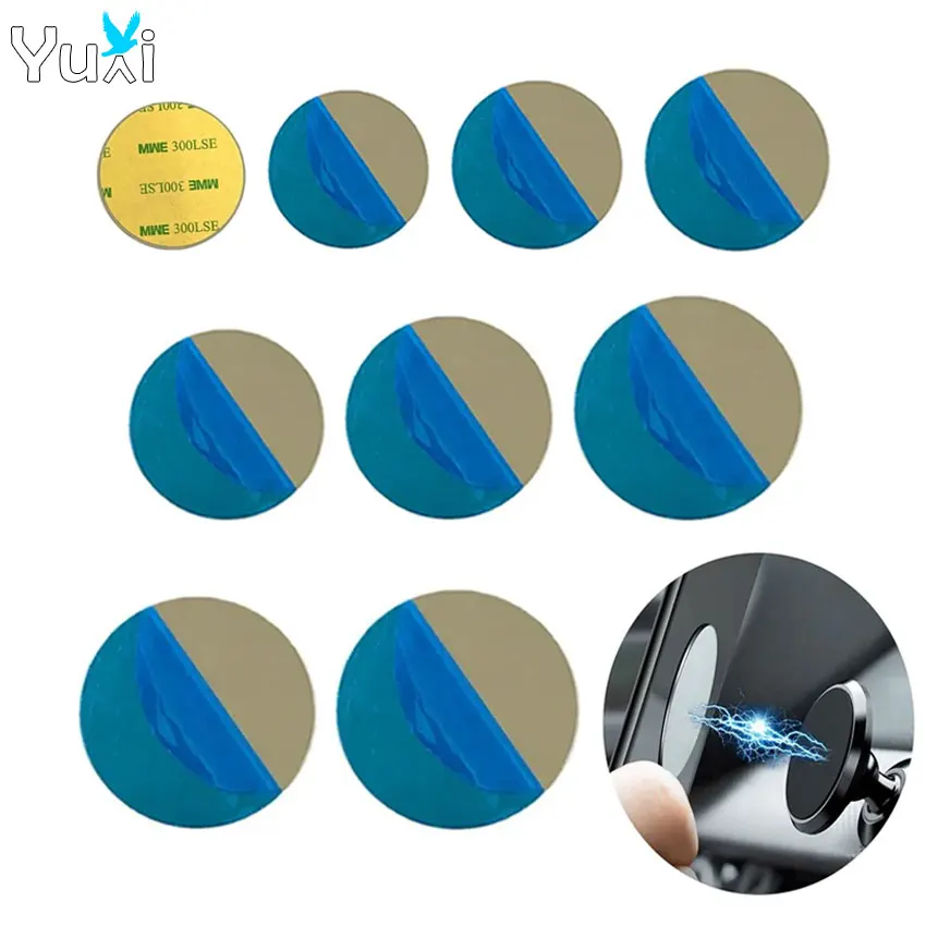 YuXi 10pcs Metal Plate For Magnetic Car Phone Holder Universal Iron Sheet Sticker Stand Strong Adhesive Magnet Phone Mount
YuXi 10pcs Metal Plate For Magnetic Car Phone Holder Universal Iron Sheet Sticker Stand Strong Adhesive Magnet Phone Mount