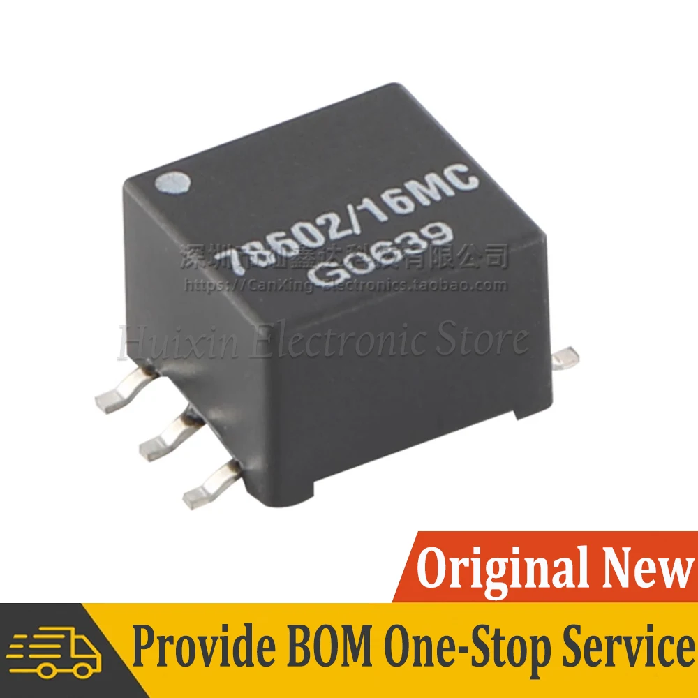 SMD 78602/16MC 78602 Transformer Turns Ratio 1:1:1 Inductance 4mH 1KV Isolated High Frequency Signal Pulsing Transformer Filter
SMD 78602/16MC 78602 Transformer Turns Ratio 1:1:1 Inductance 4mH 1KV Isolated High Frequency Signal Pulsing Transformer Filter