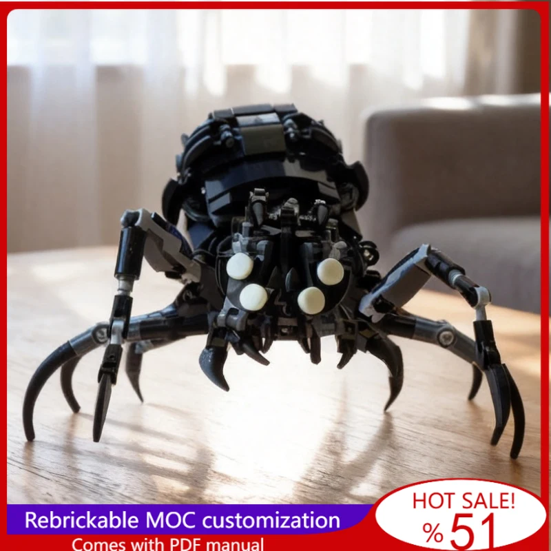 308 Parts MOC Famous Movie Character Horror Spider Model Building DIY Assembly Bricks Toy For Childrens Popular Christmas Gifts
308 Parts MOC Famous Movie Character Horror Spider Model Building DIY Assembly Bricks Toy For Childrens Popular Christmas Gifts