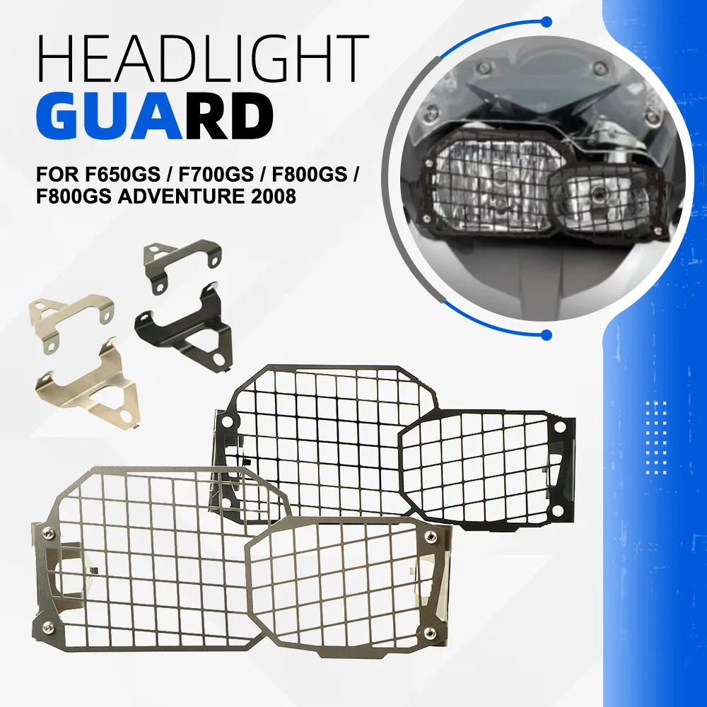 Headlight Guard FOR BMW F650GS / F700GS / F800GS / F800GS Adventure 2008- Motorcycle Headlamp Grill Head Light Protections Cover
Headlight Guard FOR BMW F650GS / F700GS / F800GS / F800GS Adventure 2008- Motorcycle Headlamp Grill Head Light Protections Cover