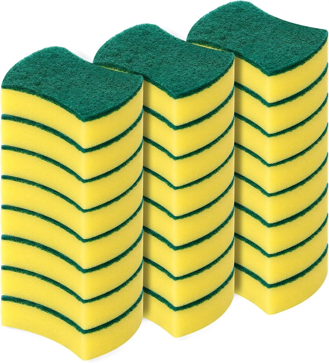 Kitchen Cleaning Sponges,24 Pack Eco Non-Scratch for Dish,Scrub Sponges
Kitchen Cleaning Sponges,24 Pack Eco Non-Scratch for Dish,Scrub Sponges