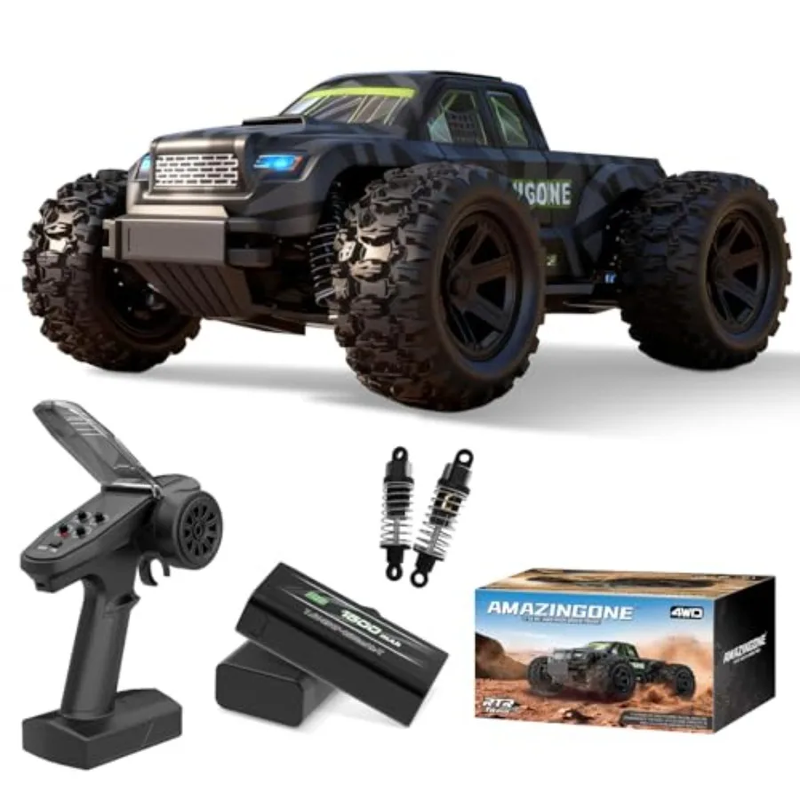 JT18W 1/18 Scale Fast RC Cars for Adults, High Speed 35KMH 4WD with 2.4 GHz, Hobby RC Trucks Monster Remote Control Truck Off R
JT18W 1/18 Scale Fast RC Cars for Adults, High Speed 35KMH 4WD with 2.4 GHz, Hobby RC Trucks Monster Remote Control Truck Off R