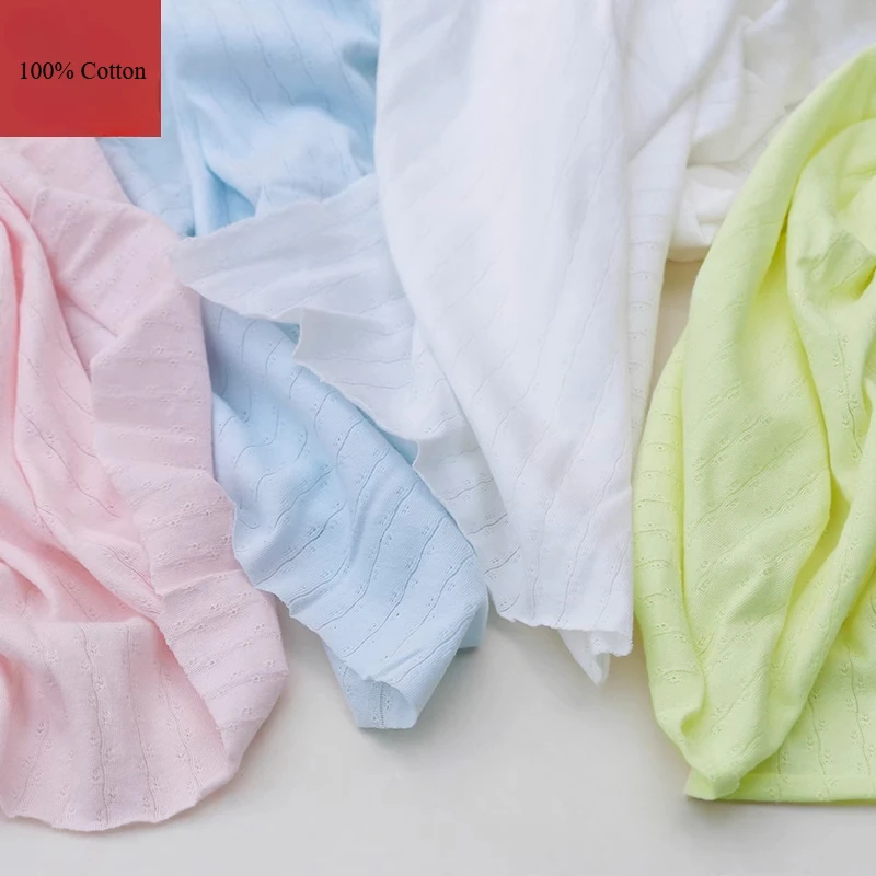 1Meter Full Cotton Jacquard Mesh Knitted Cloth for Boys and Girls in Summer Light and Breathable Cotton Fabric
1Meter Full Cotton Jacquard Mesh Knitted Cloth for Boys and Girls in Summer Light and Breathable Cotton Fabric
