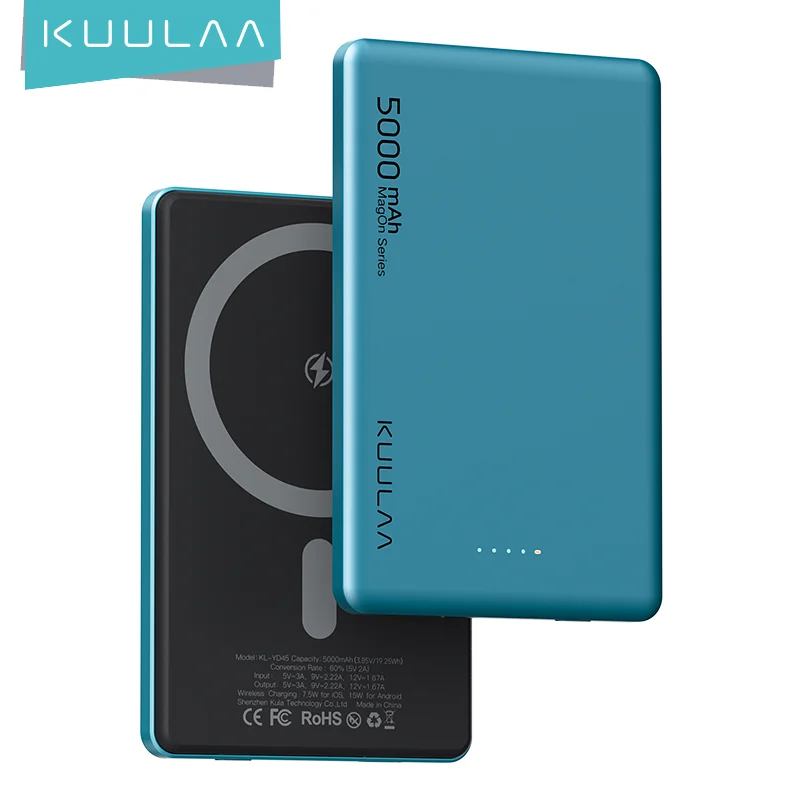 【wholesale】KUULAA 20W Magnetic Wireless Charging 5000mAh Power Bank, 8.6mm Metal Casing, Fast Charging For iPhone 8-15 Series
【wholesale】KUULAA 20W Magnetic Wireless Charging 5000mAh Power Bank, 8.6mm Metal Casing, Fast Charging For iPhone 8-15 Series