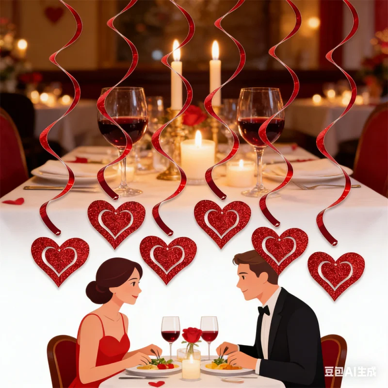 Red Heart Swirls Party-Decorations - 12Pcs Romantic Special Night Galentines Hanging, Valentine's Day Wedding Decor Supplies
Red Heart Swirls Party-Decorations - 12Pcs Romantic Special Night Galentines Hanging, Valentine's Day Wedding Decor Supplies