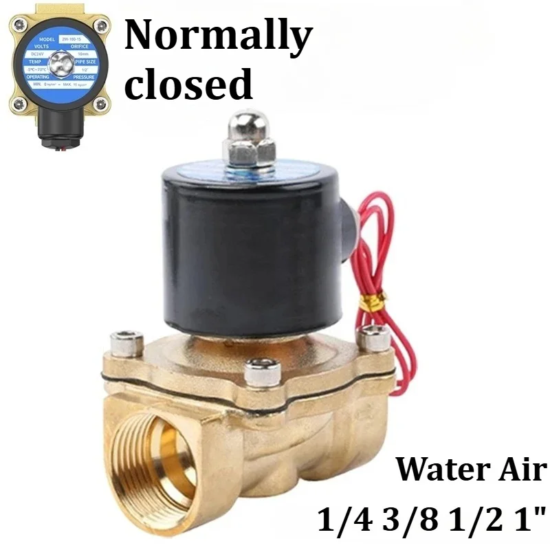 Нормально закрытый электрический электромагнитный клапан с медным сердечником, 24 В постоянного тока, AC220 В, вода, масло, газ, 1/4 8/3 2/1 3/4 1 дюйм, для внутреннего использования, DN8/10/15/20/25
Нормально закрытый электрический электромагнитный клапан с медным сердечником, 24 В постоянного тока, AC220 В, вода, масло, газ, 1/4 8/3 2/1 3/4 1 дюйм, для внутреннего использования, DN8/10/15/20/25
