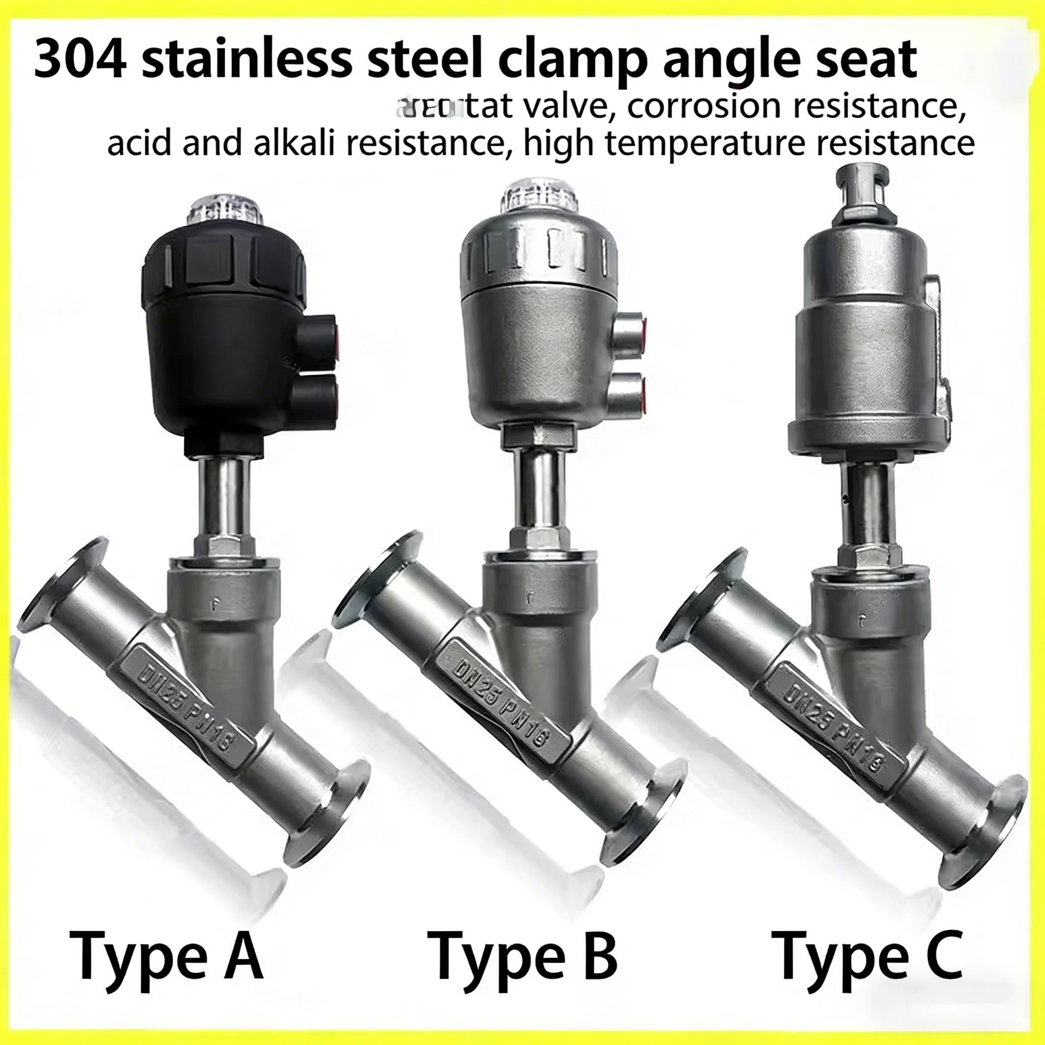 304 Stainless Steel Quick-installationPneumaticSteam AngleSeat ValveYtypeClamp AngleSea Valve HighTemperatureResistantPneumatic
304 Stainless Steel Quick-installationPneumaticSteam AngleSeat ValveYtypeClamp AngleSea Valve HighTemperatureResistantPneumatic