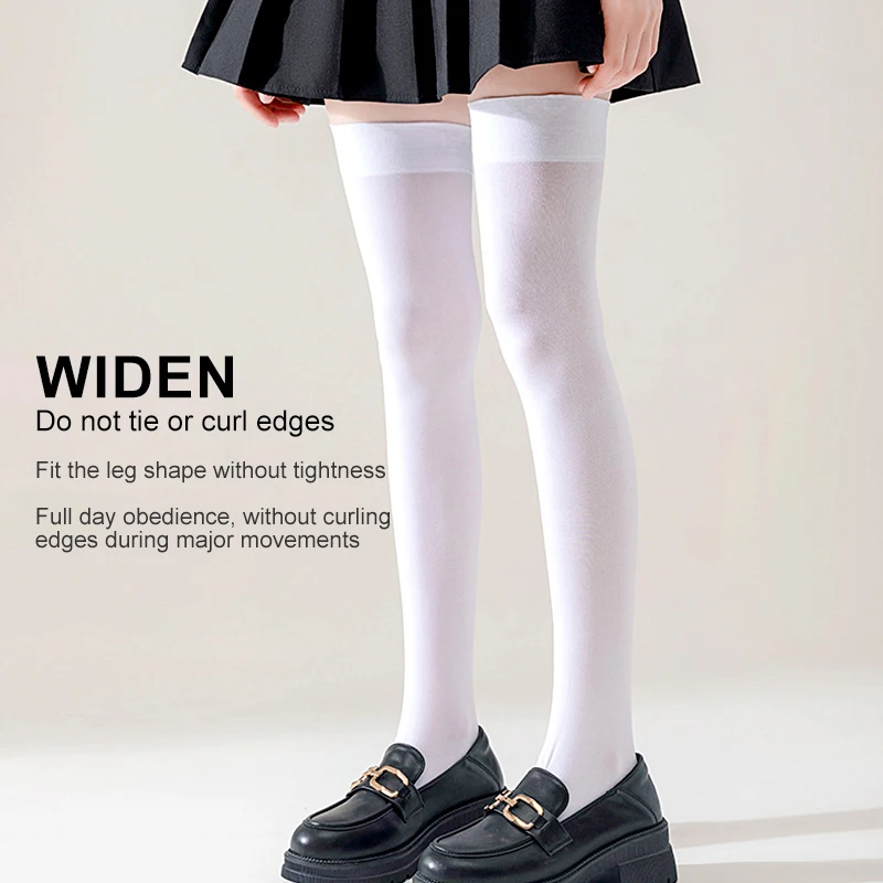 1Pair Sexy Women Over The Knee Stockings Solid Color Lolita Long Stockings Cosplay Nylon Stockings Transparent Pantyhose
1Pair Sexy Women Over The Knee Stockings Solid Color Lolita Long Stockings Cosplay Nylon Stockings Transparent Pantyhose