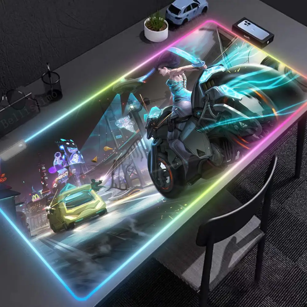 C_yberpunks Girl Mouse Gifts for boys Pad RGB Desk Non-Slip Rubber Hentai Office gadgets Edge locking Valorant Luminescence
C_yberpunks Girl Mouse Gifts for boys Pad RGB Desk Non-Slip Rubber Hentai Office gadgets Edge locking Valorant Luminescence