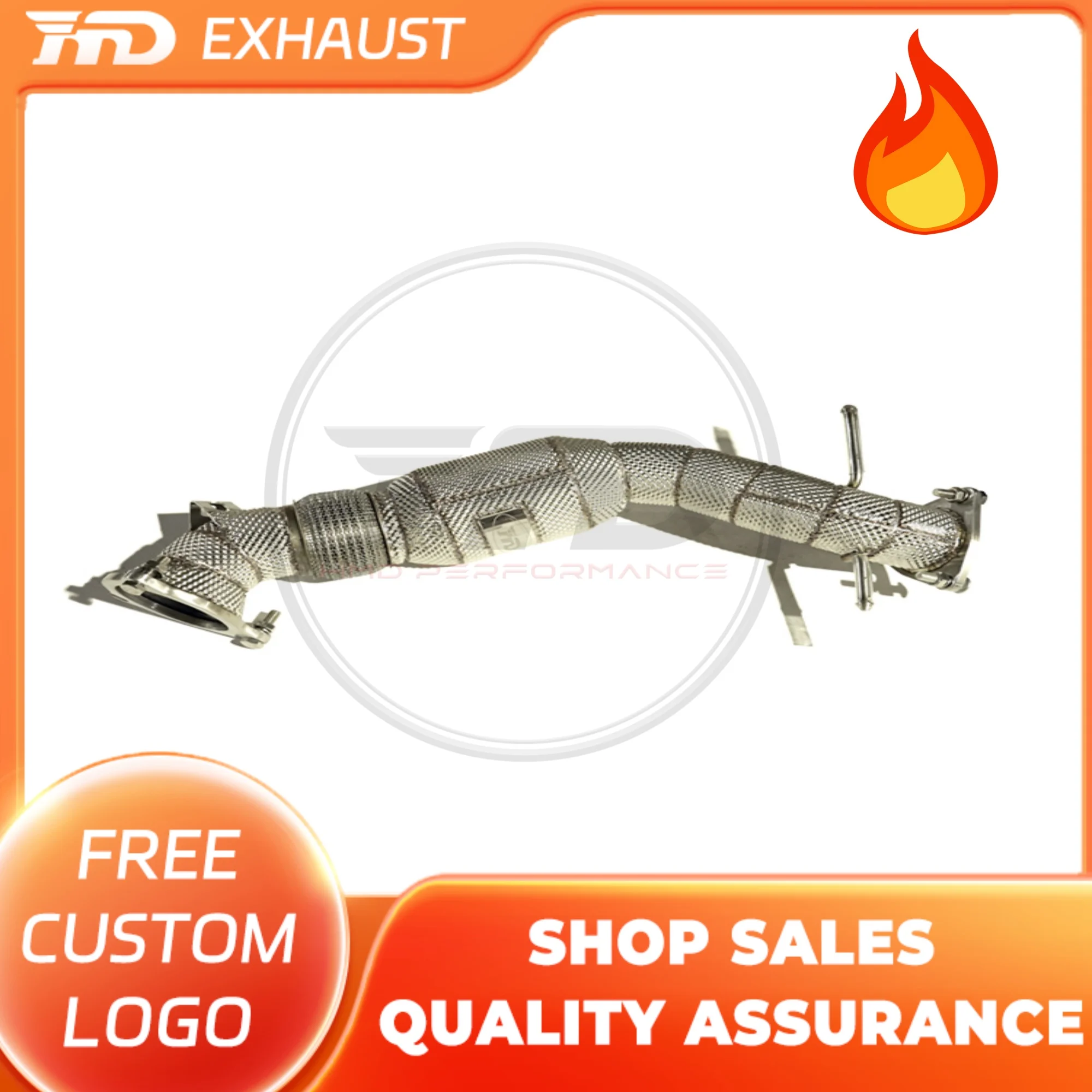 HMD Hot sale Stainless steel downpipe for Land Rover Aurora Cattde/Catless with Heat Shield High Flow Exhaust-header Pipe
HMD Hot sale Stainless steel downpipe for Land Rover Aurora Cattde/Catless with Heat Shield High Flow Exhaust-header Pipe