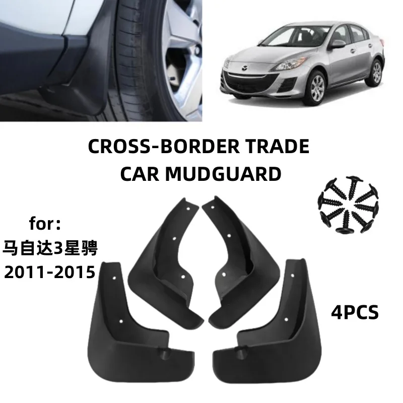 For 2011-2015 Mazda 3-star Mazda 3 Mudguards Fender Mudflaps Front Rear Flares Splash Guards Cover Car Accessorie
For 2011-2015 Mazda 3-star Mazda 3 Mudguards Fender Mudflaps Front Rear Flares Splash Guards Cover Car Accessorie