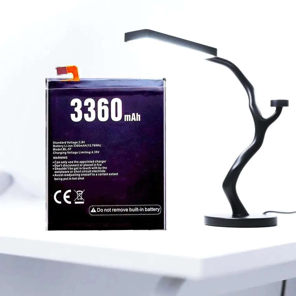 BL-57 Аккумулятор мобильного телефона 3360 мАч Премиум-замена для Doogee Shoot 2 Shoot2
BL-57 Аккумулятор мобильного телефона 3360 мАч Премиум-замена для Doogee Shoot 2 Shoot2