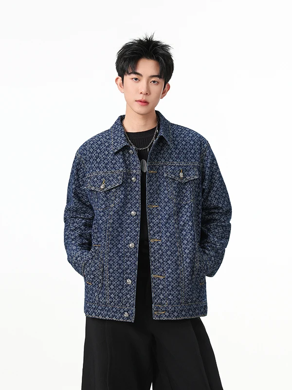 Spring Autumn Plaid Workwear Denim Jaet Men's American Heavy Design Loose Casual irt Jaet Casual Loose Fit Jeans Jaet
Spring Autumn Plaid Workwear Denim Jaet Men's American Heavy Design Loose Casual irt Jaet Casual Loose Fit Jeans Jaet