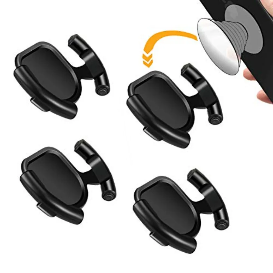 Car mount phone holder stand with collapsible grip and sticky adhesive for dashboard, home, desk, wall use; ABS plastic, black;
Car mount phone holder stand with collapsible grip and sticky adhesive for dashboard, home, desk, wall use; ABS plastic, black;