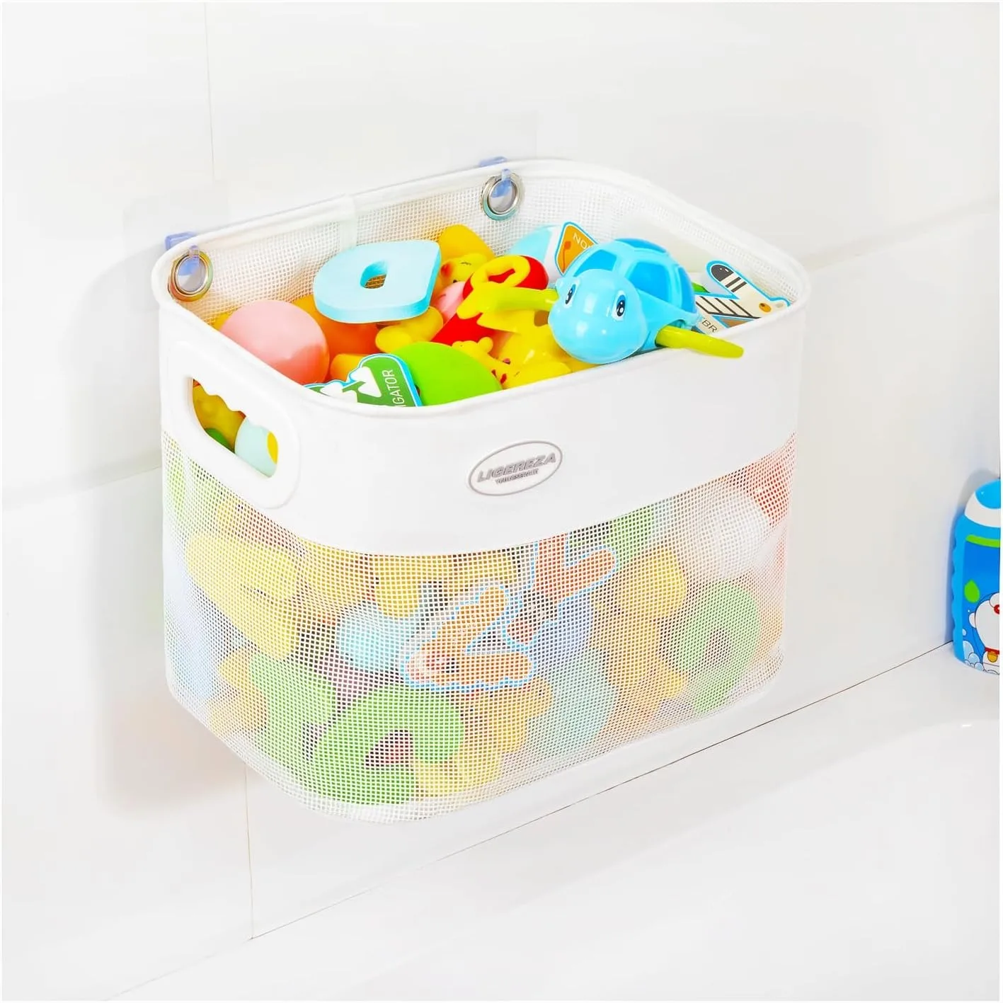 Quick Scoop Baby Mesh Bath Toy Storage, 2x Capacity & Large Opening Bathtub Toy Organizer for Toddlers, Wall-Mounted Toy Holder
Quick Scoop Baby Mesh Bath Toy Storage, 2x Capacity & Large Opening Bathtub Toy Organizer for Toddlers, Wall-Mounted Toy Holder