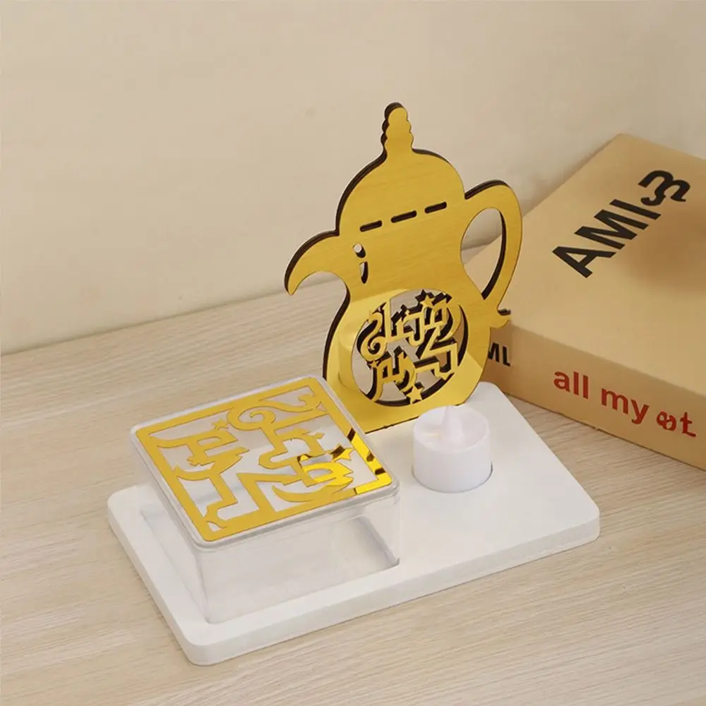 Acrylic Ramadan Candy Tray Dust-proof with Electronic Candle Eid Ornament Box Hollow Design Dessert Box For Fruits Candy Nuts
Acrylic Ramadan Candy Tray Dust-proof with Electronic Candle Eid Ornament Box Hollow Design Dessert Box For Fruits Candy Nuts