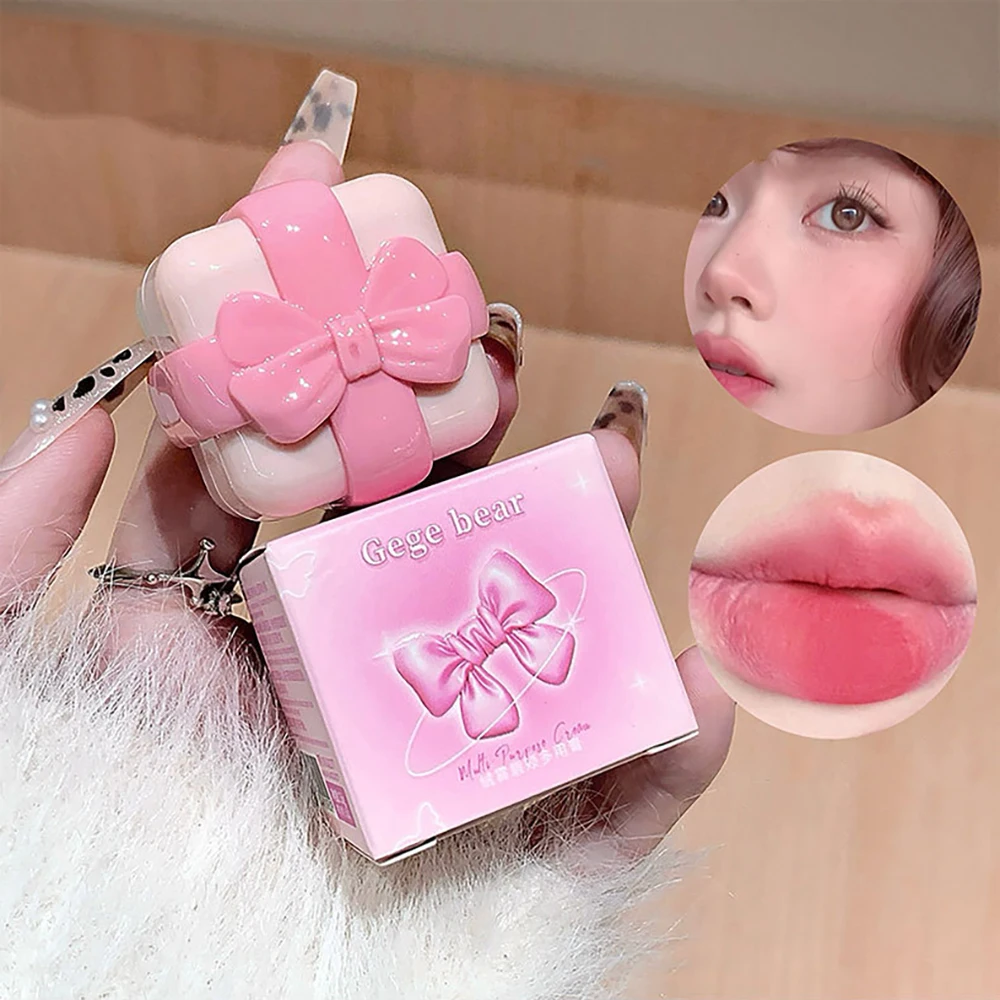 6 Colors Lip Stick Lovely Lip Mud Lip Cheek Balm Matte Lipstick Waterproof Lasting Lip Gloss Makeup With Korean Cosmetics
6 Colors Lip Stick Lovely Lip Mud Lip Cheek Balm Matte Lipstick Waterproof Lasting Lip Gloss Makeup With Korean Cosmetics