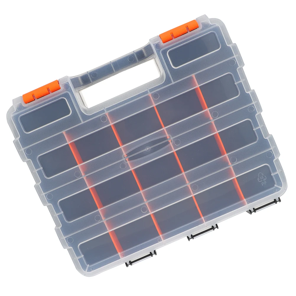 322pcs Tool Accessories Box 32x27x8cm Double Sided Clear Lid Storage Container Electronic Components Organizer Plastic Small
322pcs Tool Accessories Box 32x27x8cm Double Sided Clear Lid Storage Container Electronic Components Organizer Plastic Small