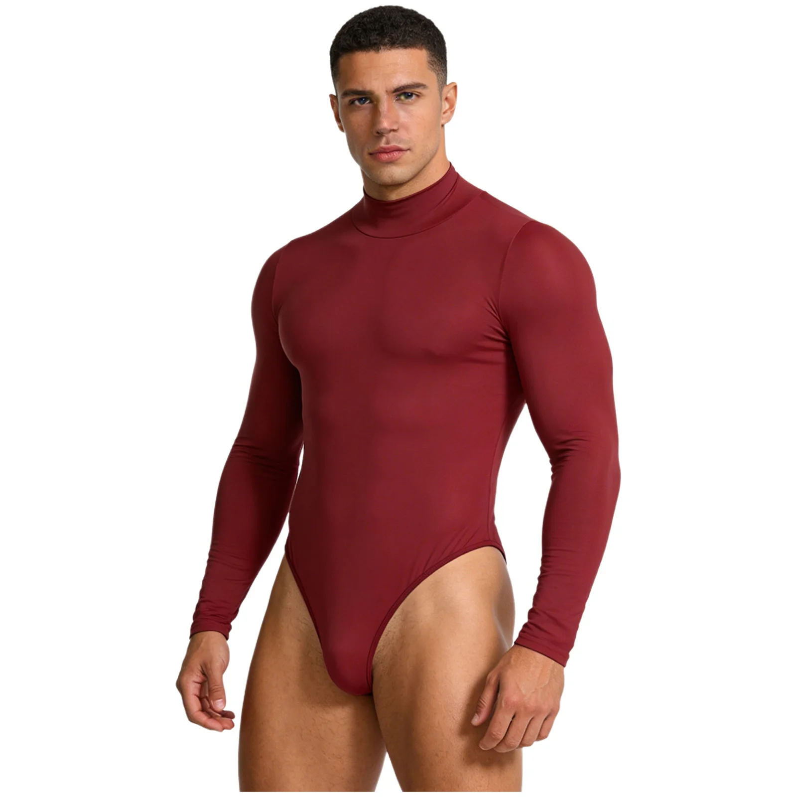 Mens Lingerie One Piece Bodysuit Long Sleeve Buttoned Crotch Leotard Jumpsuit One Piece Rompers Yoga Dance Club Party Costume
Mens Lingerie One Piece Bodysuit Long Sleeve Buttoned Crotch Leotard Jumpsuit One Piece Rompers Yoga Dance Club Party Costume