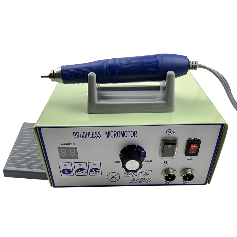 High Speed 70000/90000RPM Brushless Motor Micromotor Polishing Machine with Handpiece Jewellery Engraving Micromotor
High Speed 70000/90000RPM Brushless Motor Micromotor Polishing Machine with Handpiece Jewellery Engraving Micromotor