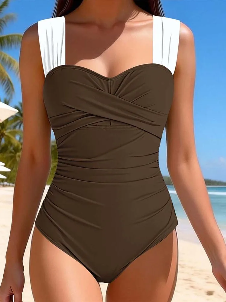 Bikini Bodysuit Swimwear Women With Skirt Bathing Suit Summer New Ruffle Splice Print Beachwear Holiday Bikini Cover Ups Outfits
Bikini Bodysuit Swimwear Women With Skirt Bathing Suit Summer New Ruffle Splice Print Beachwear Holiday Bikini Cover Ups Outfits