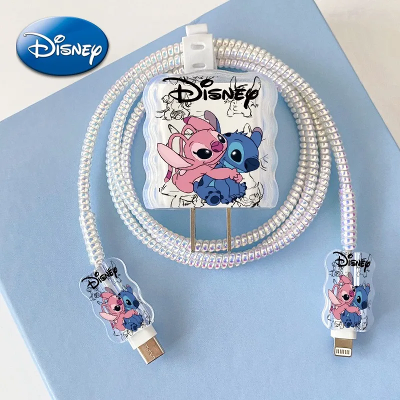 Disney Stitch Angel Iphone Charger Cable Transparent Protector Winder Cartoon Charging Head Data Line Usb Protection Wire 18 20w
Disney Stitch Angel Iphone Charger Cable Transparent Protector Winder Cartoon Charging Head Data Line Usb Protection Wire 18 20w