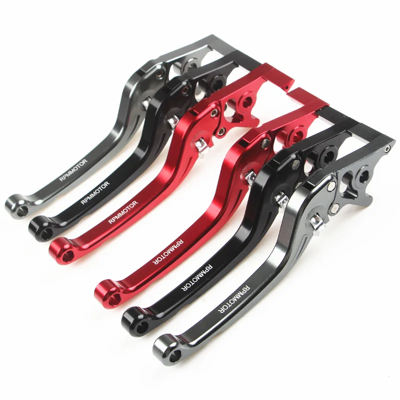 1 Pair Universal CNC Aluminum Adjustable Gear Double Disc Brake Motorcycle Brake Lever Handle For Honda Yamaha Kawasaki Suzuki
1 Pair Universal CNC Aluminum Adjustable Gear Double Disc Brake Motorcycle Brake Lever Handle For Honda Yamaha Kawasaki Suzuki