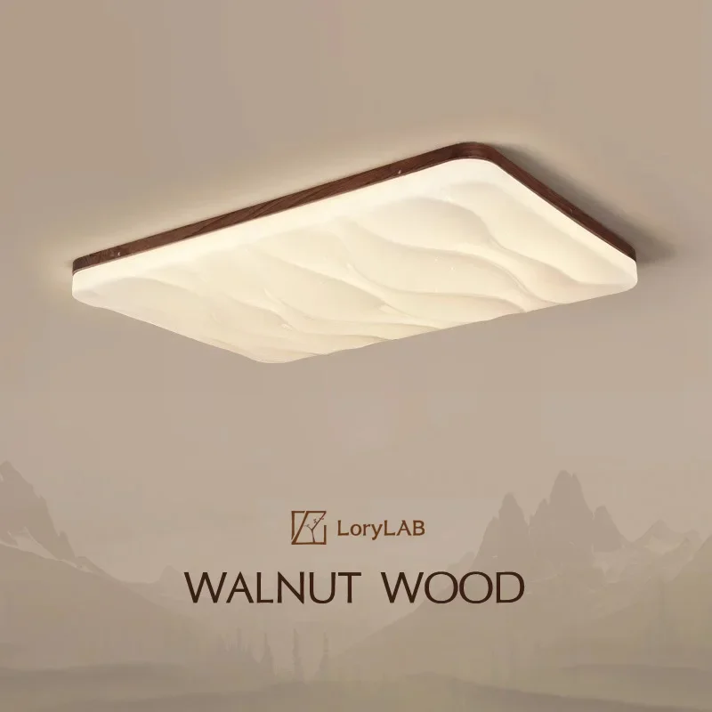 Walnut Color Flush Mount Rectangle, Wabi-sabi Modern Simple style, Ceiling light for Living room, Bedroom, dining Room, Study
Walnut Color Flush Mount Rectangle, Wabi-sabi Modern Simple style, Ceiling light for Living room, Bedroom, dining Room, Study
