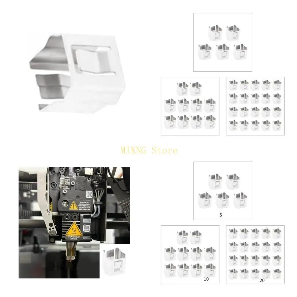 33D Printer Diy Accessory for Bambu Lab / P1P Heating Block Clips 5/10/20pcs best sale
33D Printer Diy Accessory for Bambu Lab / P1P Heating Block Clips 5/10/20pcs best sale