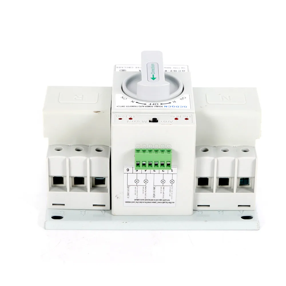 110V 220V 63A Automatic Transfer Switch 2S Changeover Dual Power Transfer Switch for Backup Generator 50/60Hz
110V 220V 63A Automatic Transfer Switch 2S Changeover Dual Power Transfer Switch for Backup Generator 50/60Hz