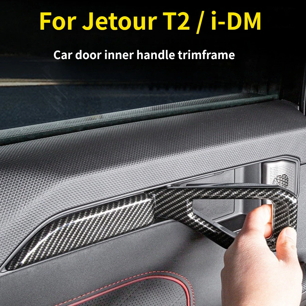 For Jetour T2 i-DM Inner Door Handle Frame cover Interior Trim Cover Anti-Scratch Wearproof Interior Modification Accessories
For Jetour T2 i-DM Inner Door Handle Frame cover Interior Trim Cover Anti-Scratch Wearproof Interior Modification Accessories