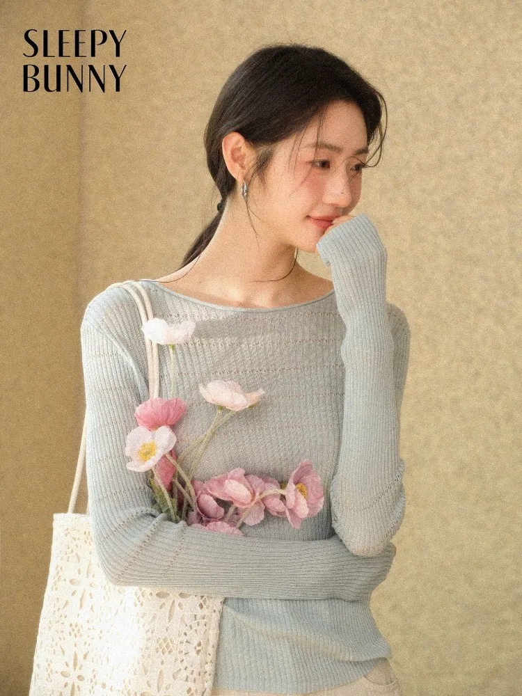 Women Slim Fit Knit Sweater Ribbed Long Sleeve Top Soft Stretch Pullover Lightweight Elegant Shirt Spring Summer Casual Layering
Women Slim Fit Knit Sweater Ribbed Long Sleeve Top Soft Stretch Pullover Lightweight Elegant Shirt Spring Summer Casual Layering
