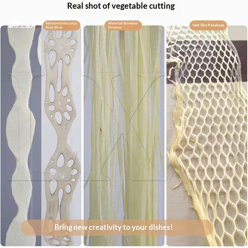 Potato Shredder Electric Vegetable Cutter Slicer Automatic Grater Cutting Machine
Potato Shredder Electric Vegetable Cutter Slicer Automatic Grater Cutting Machine