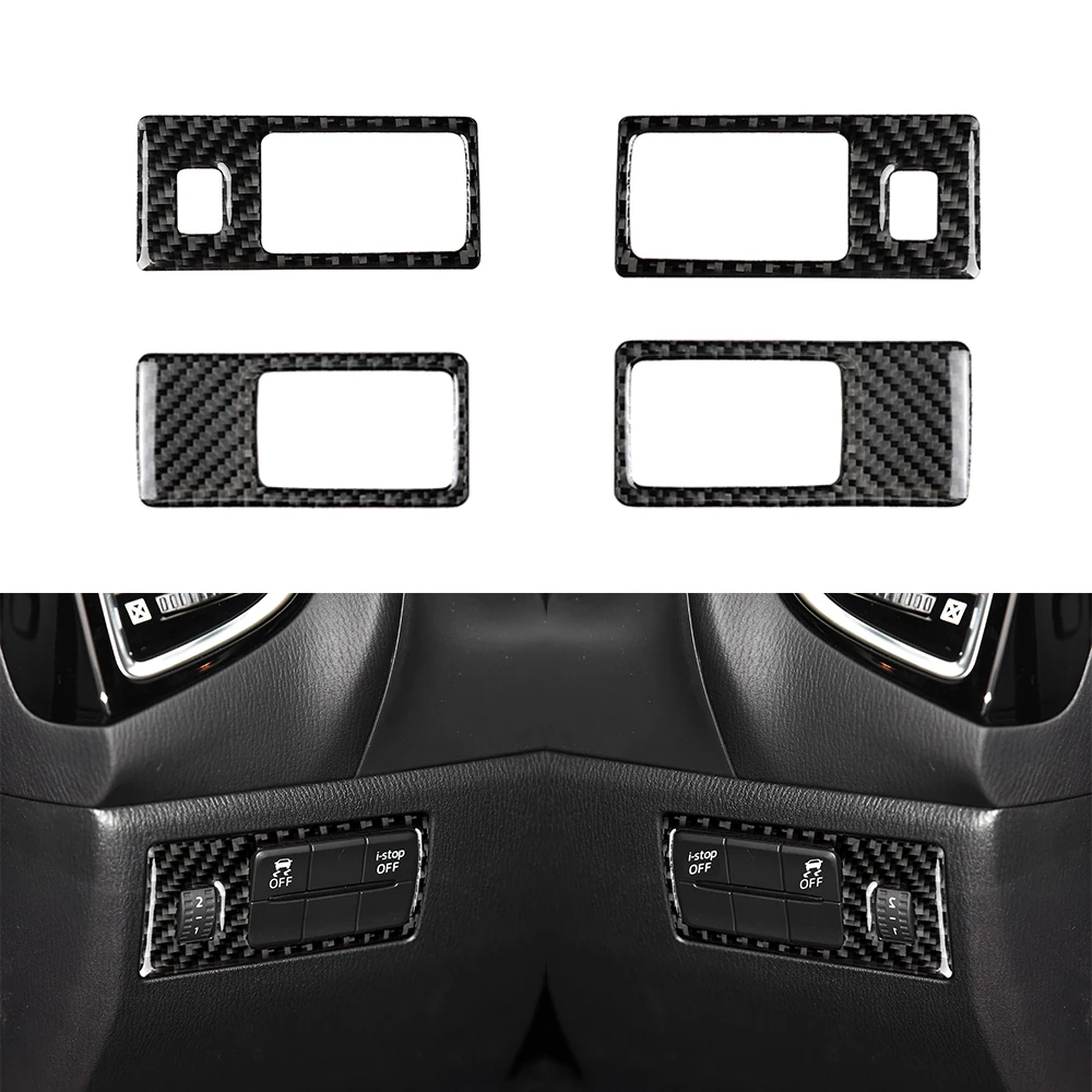Carbon Fiber Headlight Switch Car Fog Lamp Button Sticker Frame Trim Cover For Mazda CX-5 2017 2018 Car Styling Accessories.
Carbon Fiber Headlight Switch Car Fog Lamp Button Sticker Frame Trim Cover For Mazda CX-5 2017 2018 Car Styling Accessories.