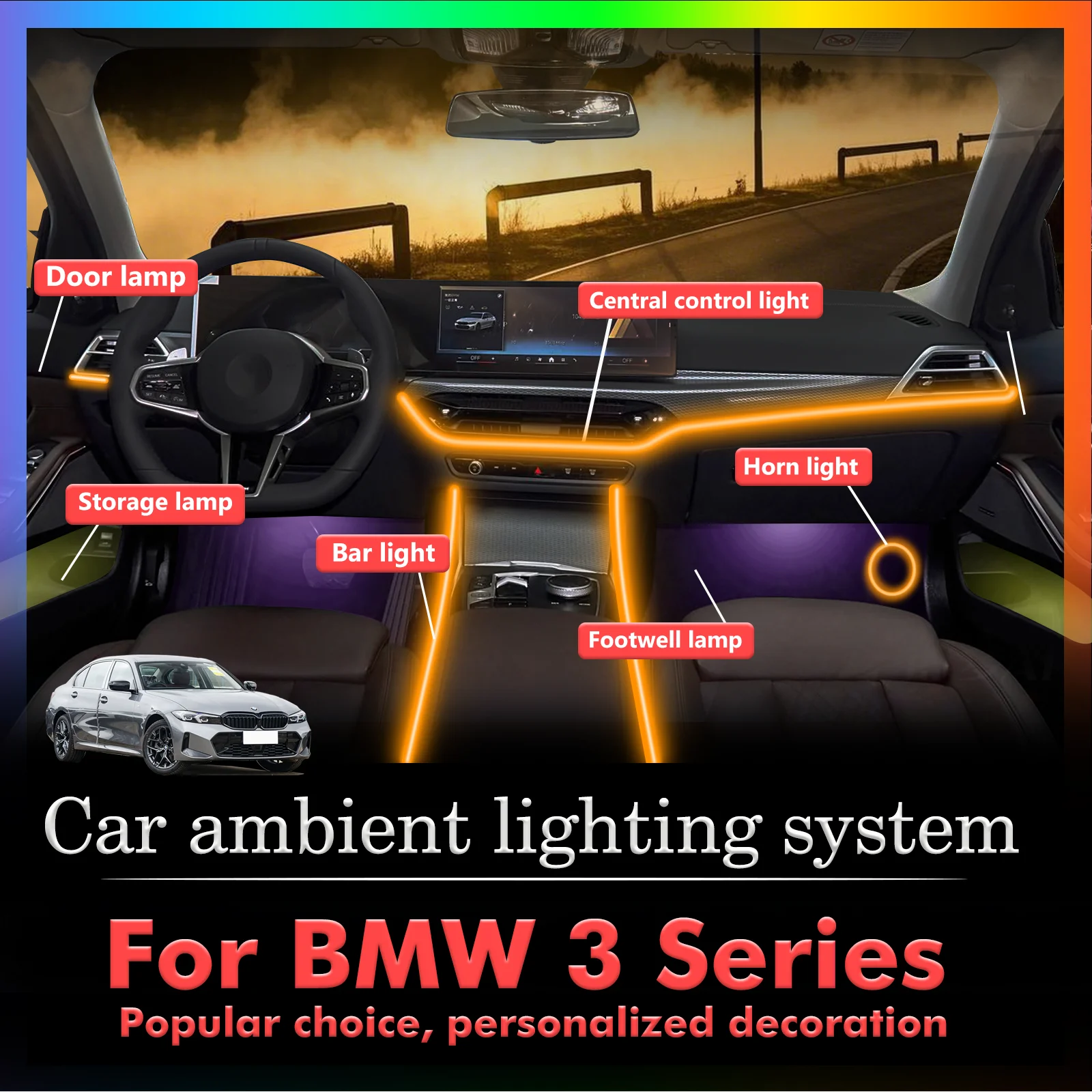 Для BMW 3 серии RGB 64 цвета светодиодный умный пульт дистанционного управления салона автомобиля окружающее освещение энергосберегающий эффективный набор ламп
Для BMW 3 серии RGB 64 цвета светодиодный умный пульт дистанционного управления салона автомобиля окружающее освещение энергосберегающий эффективный набор ламп