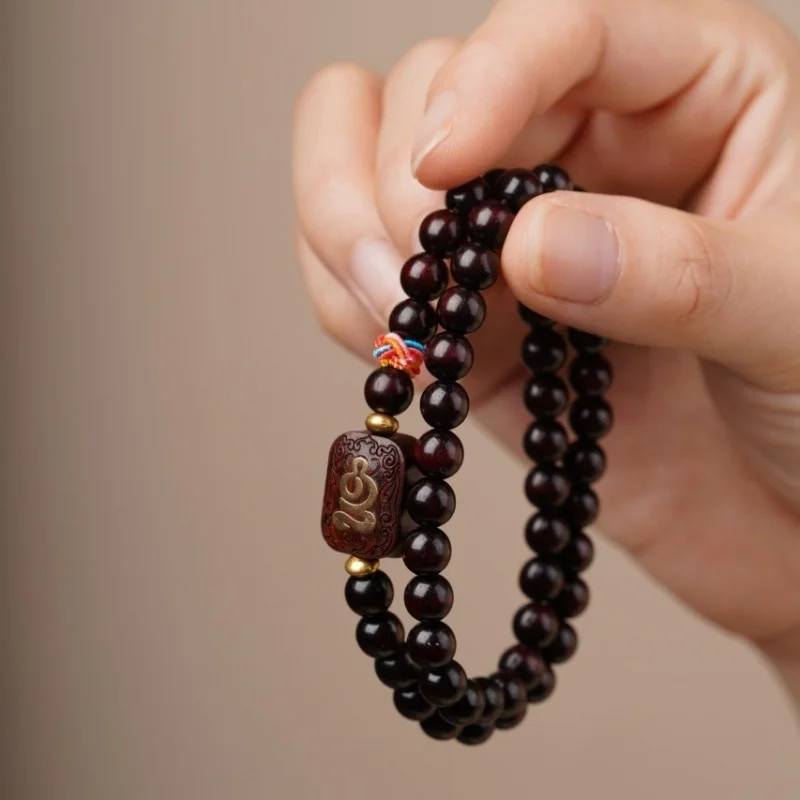 Zambia Blood Sandalwood DIY with Buddha Motif 6mm National Trend Ethnic Style Unisex Bracelet
Zambia Blood Sandalwood DIY with Buddha Motif 6mm National Trend Ethnic Style Unisex Bracelet