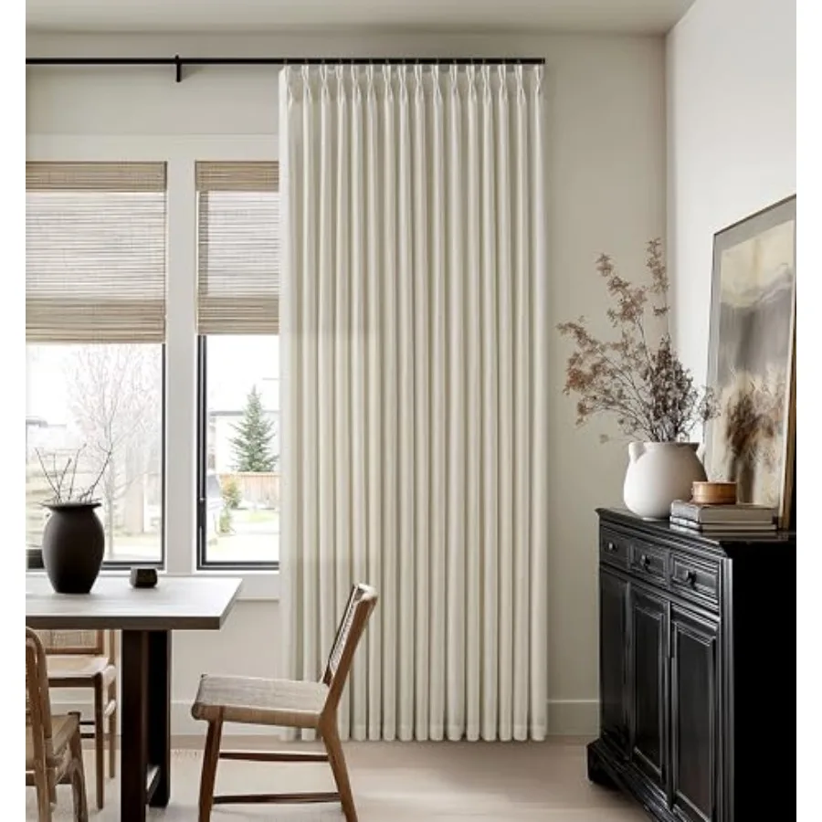 Sand Beige Curtains 102 Inch Long for Living Room Pinch Pleated Drape Hooks Rings for Track System Back Tab Light Filtering 102
Sand Beige Curtains 102 Inch Long for Living Room Pinch Pleated Drape Hooks Rings for Track System Back Tab Light Filtering 102